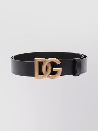 Dolce & Gabbana leather logo belt