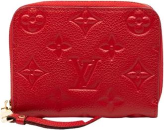 Louis Vuitton Pre-owned Clutches, female, Red, Size: ONE SIZE Pre-owned Leather Clutch