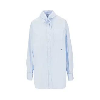 Prada Poplin shirt with scarf Woman 38