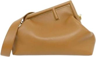 Fendi Pre-owned Shoulder Bags, female, Brown, Size: ONE SIZE Pre-owned Vintage Shoulder Bag