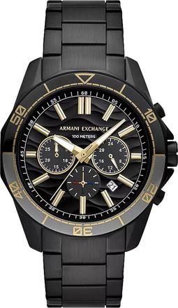 A|X Armani Exchange Mens Spencer Black Dial Watch