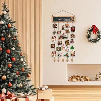 OEM Tablero De Madera Para Exhibir Fotos Con 30 Clips: Decoraci&oacute;n Creativa Para La Pared Que Perdura En El Tiempo