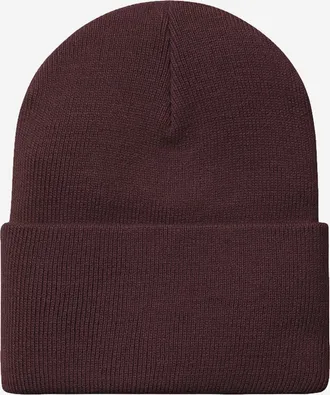 Carhartt Work in Progress Mens Beanie Watch Dark Red Acrylic Hat