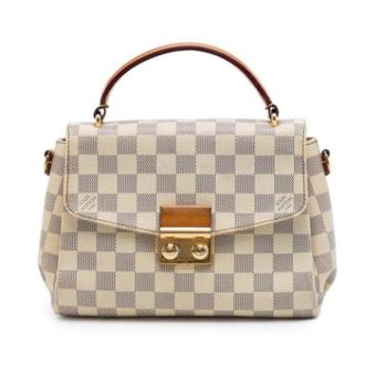 Louis Vuitton Pre-owned Croisette - Dames - Vintage Handtas - Wit - ONE Size - Leer - Vintage