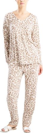 Natori Ombre Leopard Printed Oasis Pj Set