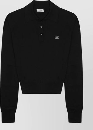Celine cotton polo jumper
