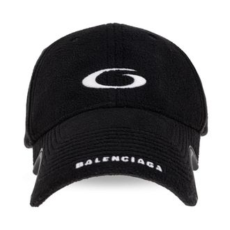 Balenciaga Fleece Cap - Heren - Petten - Zwart - S - Accessoires