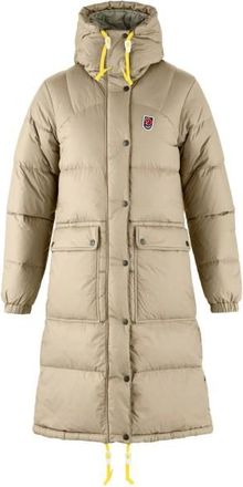 Fjällräven Expedition Long Down Parka Daunenmantel für Damen | beige