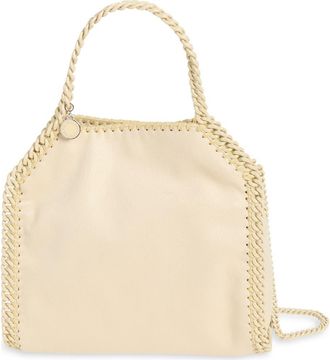 Stella McCartney Mini Falabella Shaggy Deer Faux Leather Tote in Oat at Nordstrom