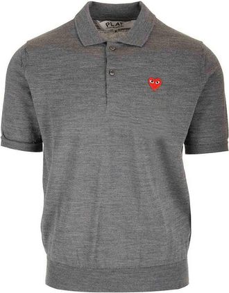 Comme Des Garçons Wool Polo Shirt