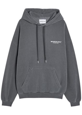 Mki Miyuki Zoku Design Studio Hooded Cotton-blend Sweatshirt - Black Other - Xxl