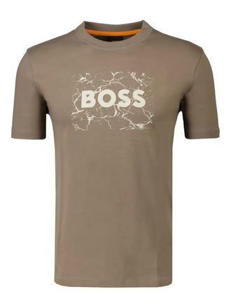 HUGO BOSS T-shirt con stampa - Marrone