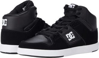 DC Cure Casual High-Top Skate Shoes Sneakers Mens Shoes Black/White : 10.5 D - Medium, Suede/Leather