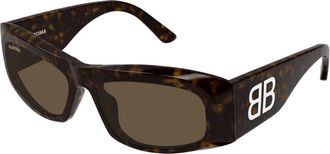 Balenciaga Stijlvolle zonnebril in zwart - Dames - Zonnebrillen - Bruin - 60 MM - Accessoires