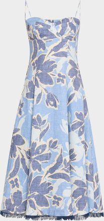 SIMKHAI Analise Bustier Midi Dress