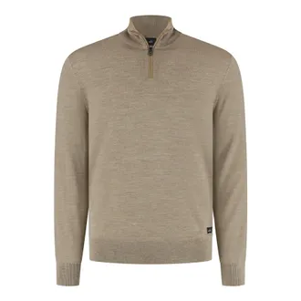 Wahts Mens Knitwear, TargetGroup:Men Mid Camel Melange / XXL