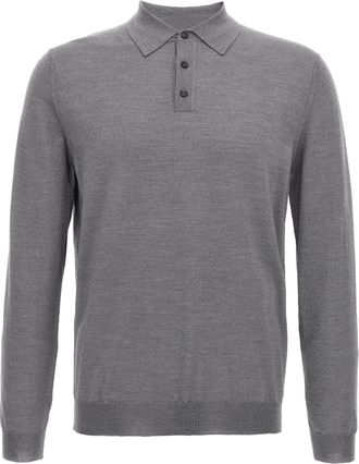 Zanone Virgin Wool Polo Shirt