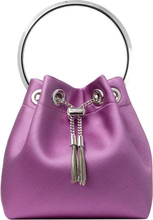 Jimmy Choo London Bon Bon Leather Bucket Bag