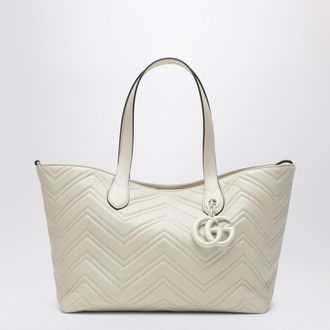 Gucci GG Marmont medium shopping bag ivory