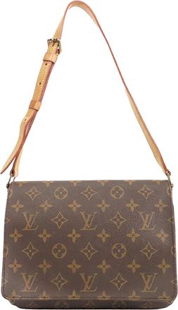 Louis Vuitton Pre-owned Womens Monogram Musette Tango Short Strap - Brown Textile - One Size