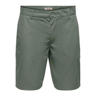Only & Sons Only & Sons, Uomo, Pantaloncini, Verde, M, new