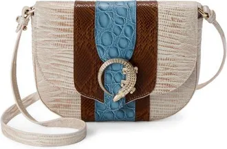 Brahmin Portia Leather Crossbody Bag in Blue at Nordstrom