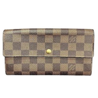 Louis Vuitton Pre-owned Wallets, female, Brown, Size: ONE SIZE Pre-owned Portefeuille Sarah Damier Wallet