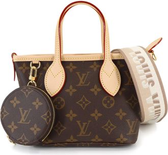 Louis Vuitton Beige Brown Monogram Monogram Handbag Tote Bag (Pre-Owned)