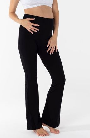 Angel Maternity New Deluxe Flare Black Legging at Nordstrom, Size X-Large