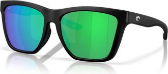 Costa Mens Panga Ii Sunglasses In Matte Black Green Mirror 580P