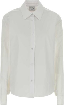 Courr&egrave;ges Womens White Poplin Shirt Cotton - Size EU 38 (Womens)