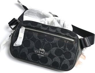 Coach blue Leather Fanny Pack (Pre-Owned)