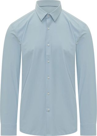 HUGO BOSS Light Blue Regular Solid Shirt