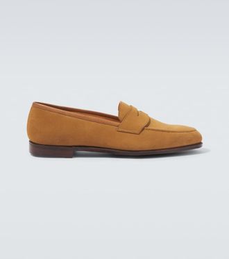 George Cleverley Bradley II suede loafers