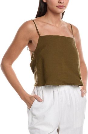 Onia Air Linen-Blend Square Neck Tank
