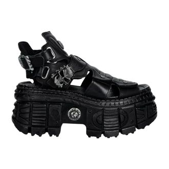 New Rock Sandalia de Plataforma Bios Tank - Shoes - Mujer - Negro - 38 EU