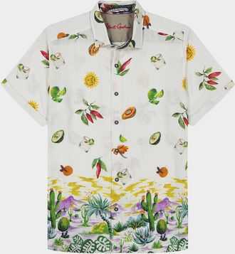 Robert Graham Mens Mezcal Short-Sleeve Shirt