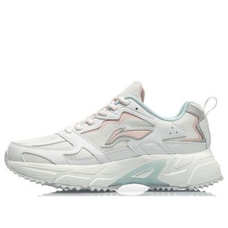 Li-Ning (WMNS) Li-Ning Retro Running Shoes White Pink ARLQ004-5