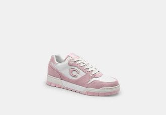 Coach Womens Soho Sneaker in Pink, Size 7.5