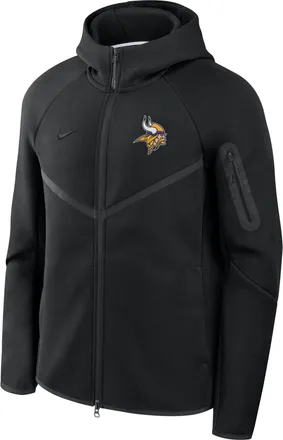 Nike Minnesota Vikings Tech Fleece Windrunner Nike Mens NFL Full-Zip Hooded Jacket in Black | 05L4912Z9M-6DU