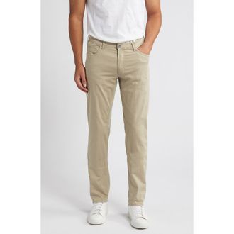 Brax Chuck Modern Fit Five-Pocket Pants in Beige at Nordstrom, Size 35 X 34
