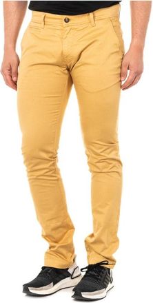 La Martina Mosterd Lange Broek Rechte Pijp - Heren - Slim Fit Broeken - Geel - W30 - Katoen - Broeken