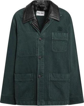 Miu Miu Jassen, Dames, Groen, M, Jassen