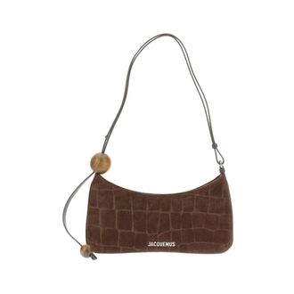 Jacquemus Shoulder Bags, female, Brown, ONE SIZE, Le Bisou Perle Bag