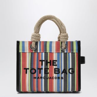 Marc Jacobs Small rainbow-striped mesh tote bag