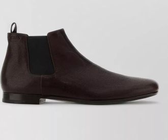 Prada leather ankle boots