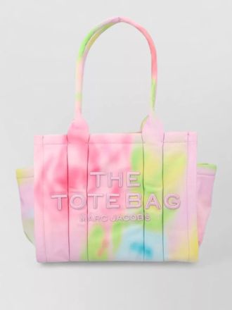 Marc Jacobs rectangular tote bag tie dye pattern handles