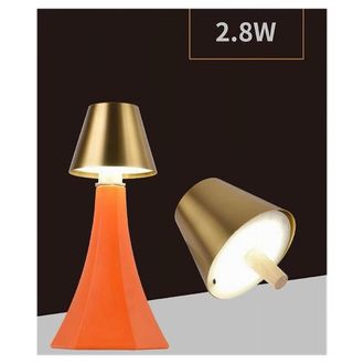 Trade Shop Trade Shop Traesio - Trade Shop - Lume Testa Lumetto Led 2.8 W Ricaricabile Dimmmerabile Cct 3 Colori Luce D10-3c - Oro