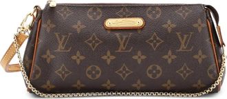 Louis Vuitton Eva canvas clutch met monogram - Bruin