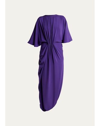 Balenciaga Long Draped Dress